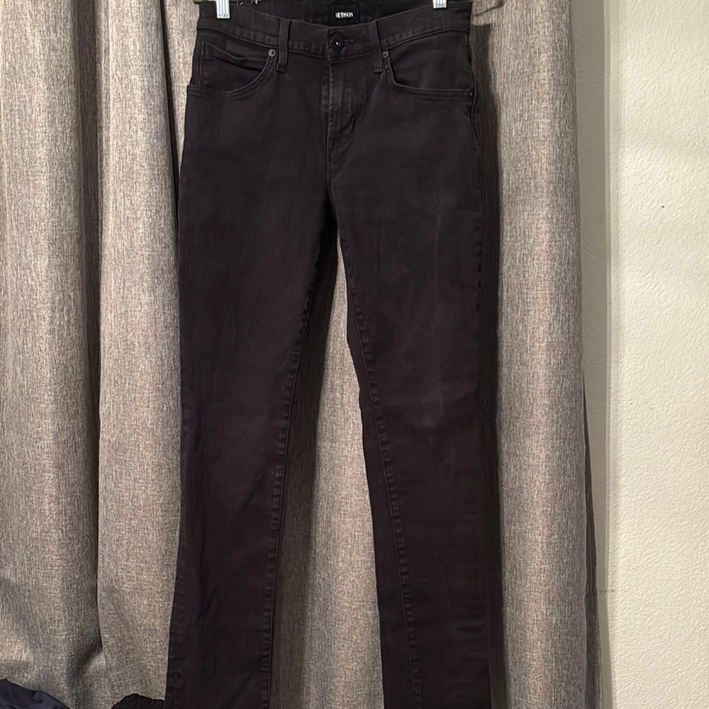 Hudson Black Slim Fit Jeans for men